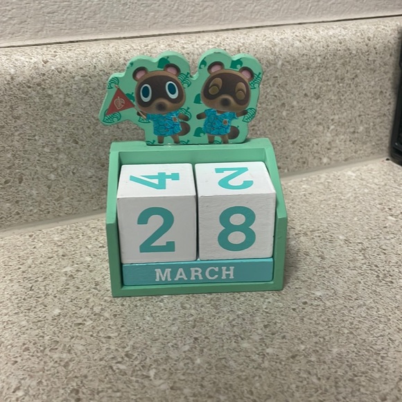 animal crossing Office Animal Crossing Block Calendar Poshmark
